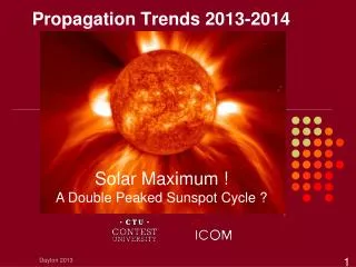 Propagation Trends 2013-2014