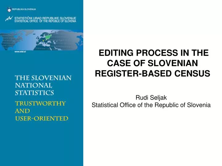 editing process in the case of slovenian register based census