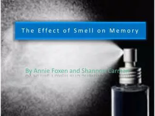The Effect of Smell on Memory