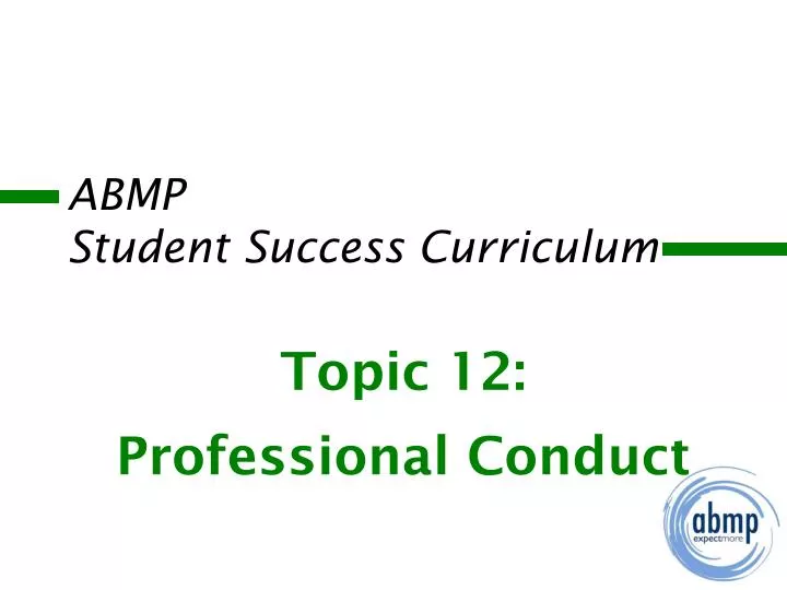 abmp student success curriculum