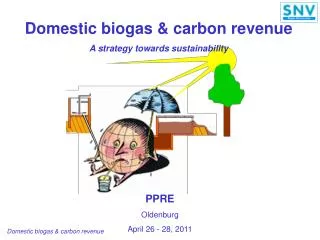 Domestic biogas &amp; carbon revenue A strategy towards sustainability