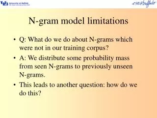N-gram model limitations