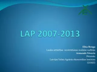 lap 2007 2013