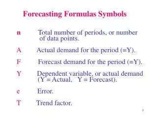 SPECIAL FORMULA FOR SPC