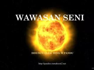 wawasan seni