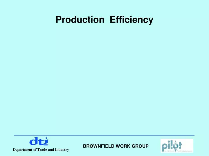 production efficiency