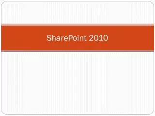 SharePoint 2010