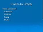 Erosion by Gravity - slide 1