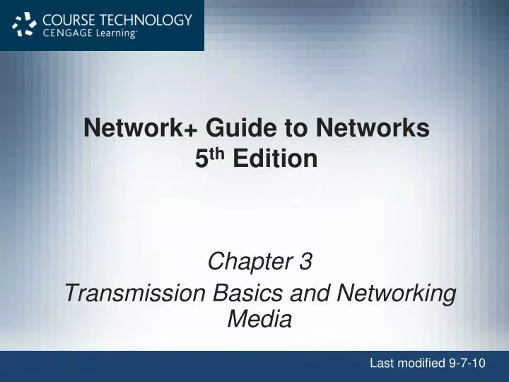 network guide to networks 5 th edition