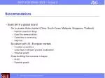 Recommendations - slide 1
