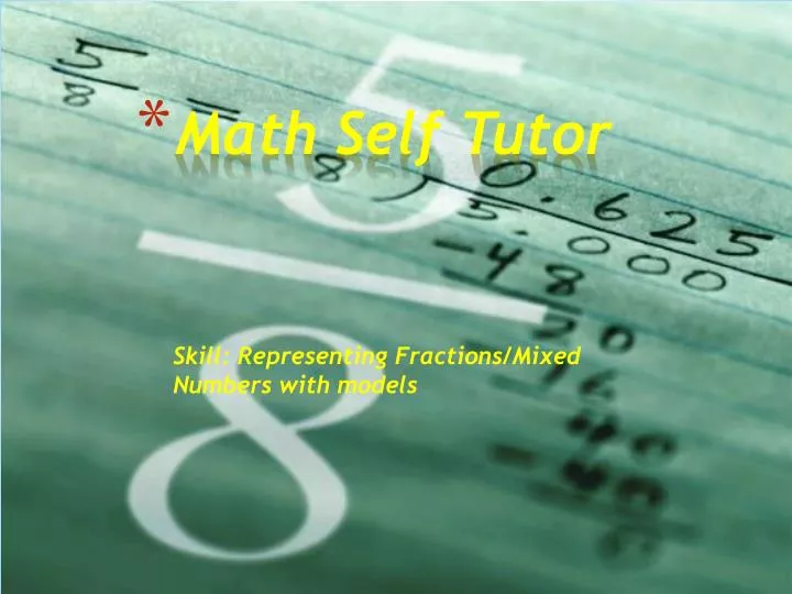 math self tutor