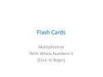 Flash Cards - slide 1