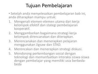 tujuan pembelajaran