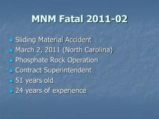 MNM Fatal 2011-02