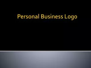 Personal Business Logo