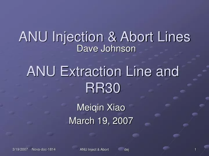 anu injection abort lines