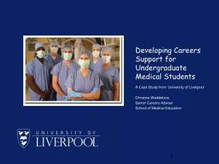 Developing Careers Support for Undergraduate Medical Students
