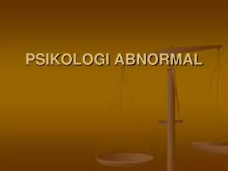 psikologi abnormal