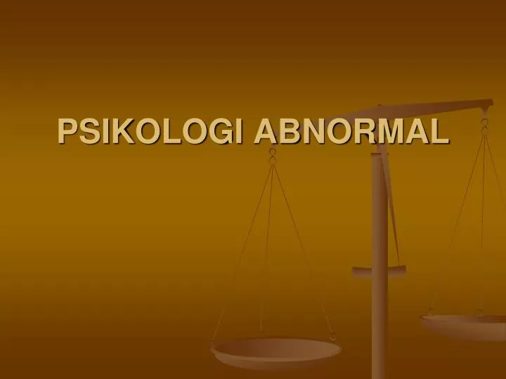 psikologi abnormal