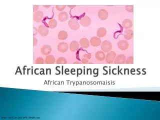 African Sleeping Sickness
