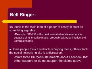 bell ringer