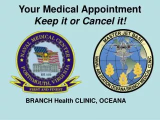 Your Medical Appointment Keep it or Cancel it!