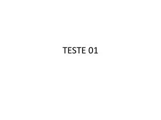 teste 01
