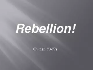 Rebellion! Ch. 2 (p. 73-77)