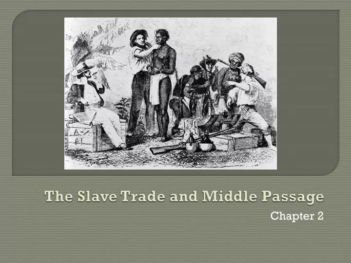 the slave trade and middle passage