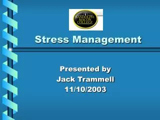 Stress Management