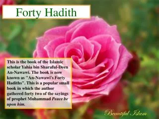 Forty Hadith