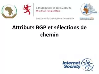 attributs bgp et s lections de chemin