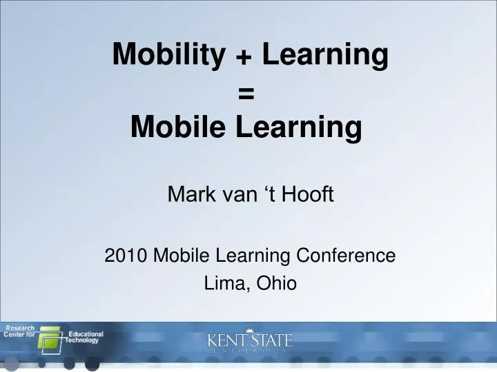 mobility learning mobile learning