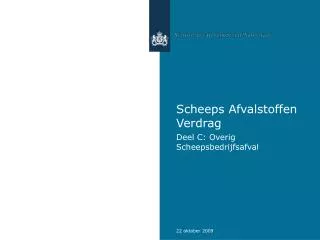 scheeps afvalstoffen verdrag