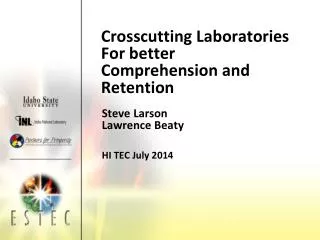 Crosscutting Laboratories For better Comprehension and Retention