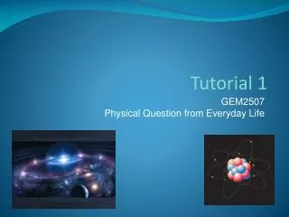 Tutorial 1