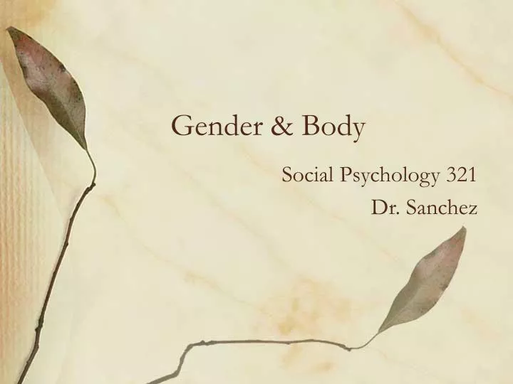 gender body