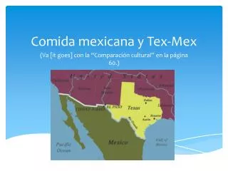Comida mexicana y Tex-Mex