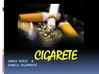 cigarete