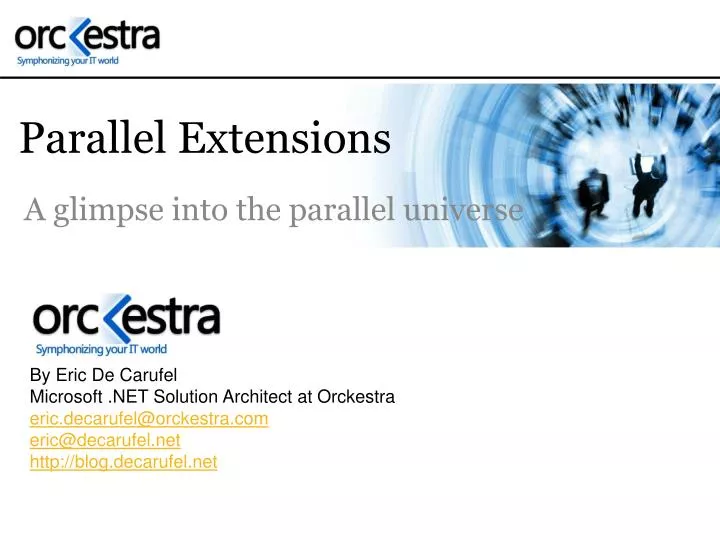 parallel extensions