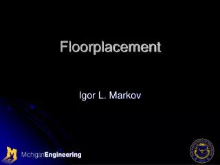 Floorplacement