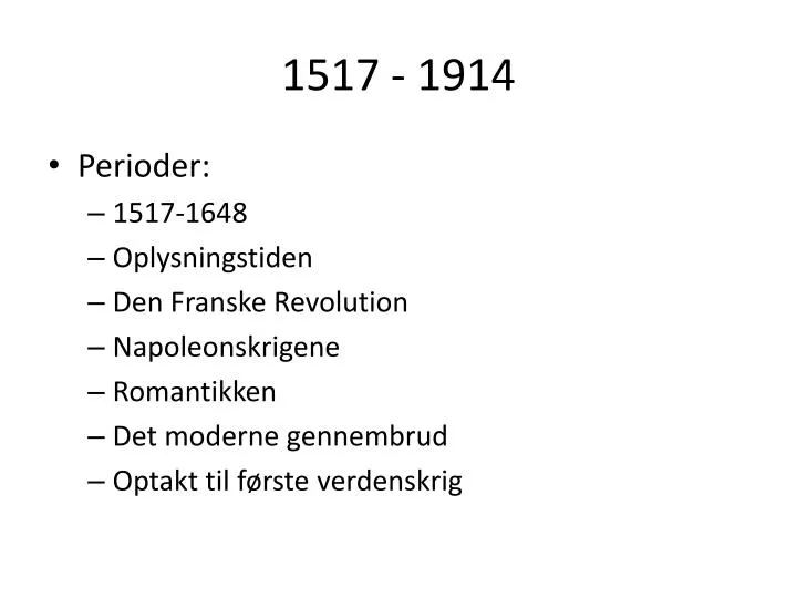 1517 1914