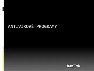 josef toth