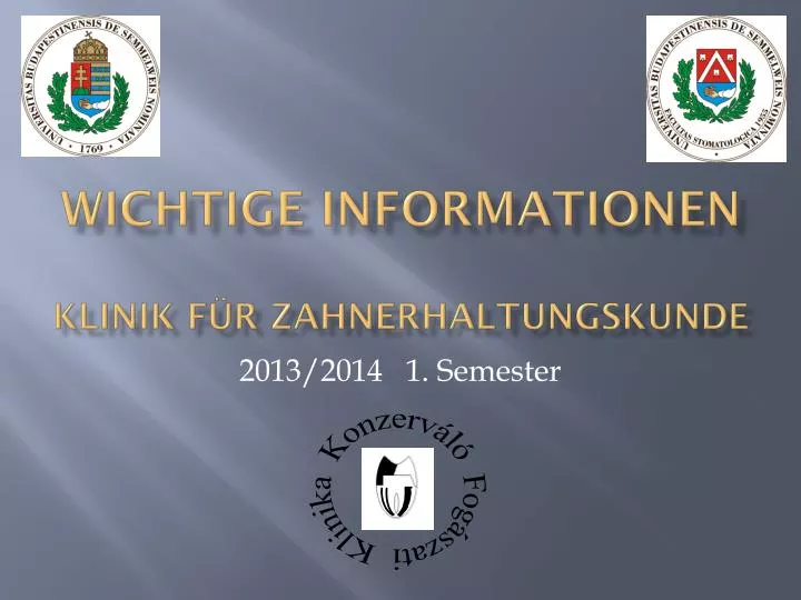 wichtige informationen klinik f r zahnerhaltungskunde