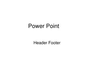 power point
