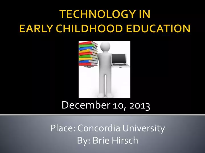 technology in early childhood education