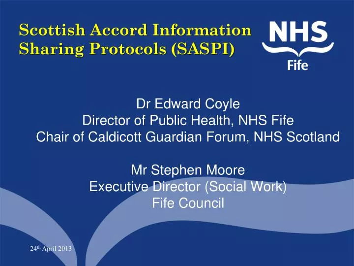 scottish accord information sharing protocols saspi