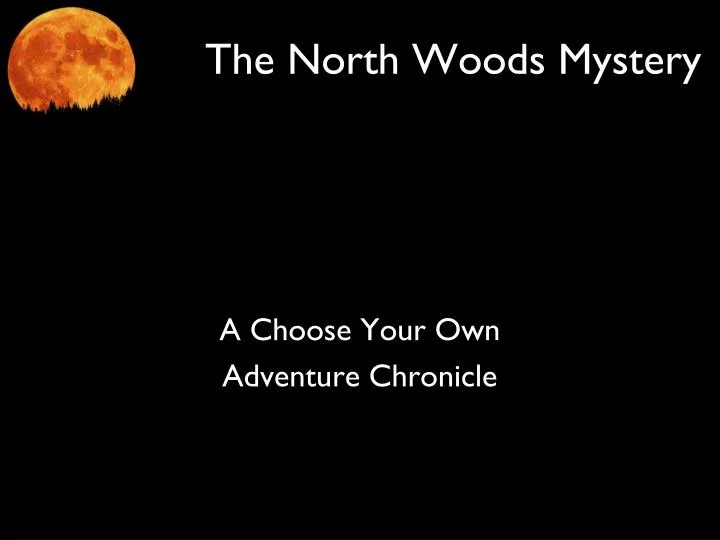 the north woods mystery