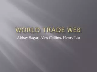 World TRADE WEB