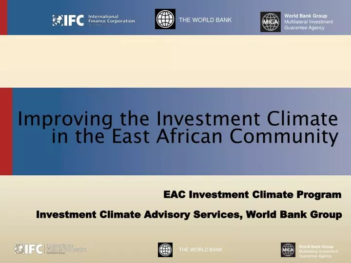 improving the investment climate in the east african community